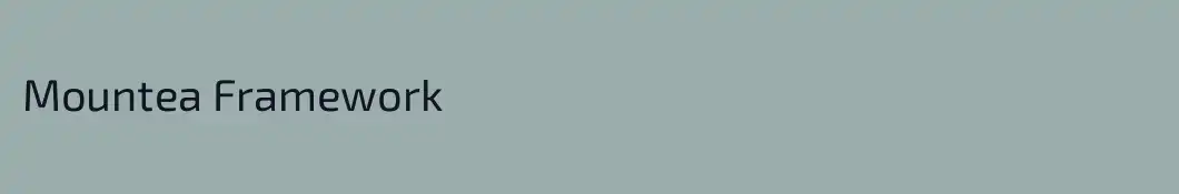 Mountea Framework